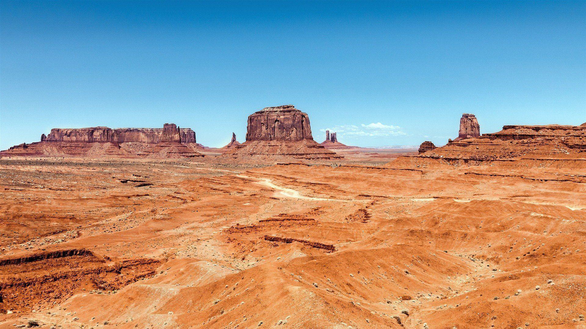 Landscapes nature deserts rocks USA Arizona Utah Monument Valley