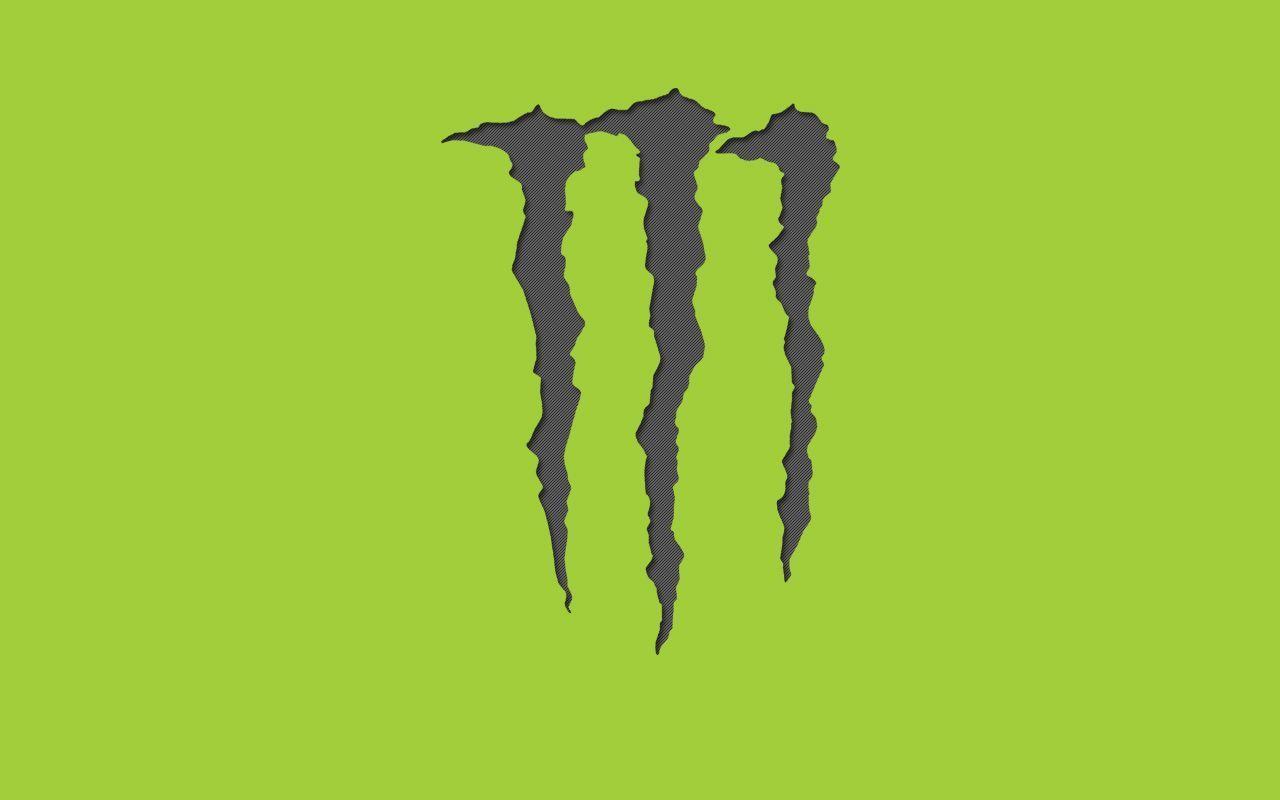 Logos For > Monster Logo Green Wallpaper