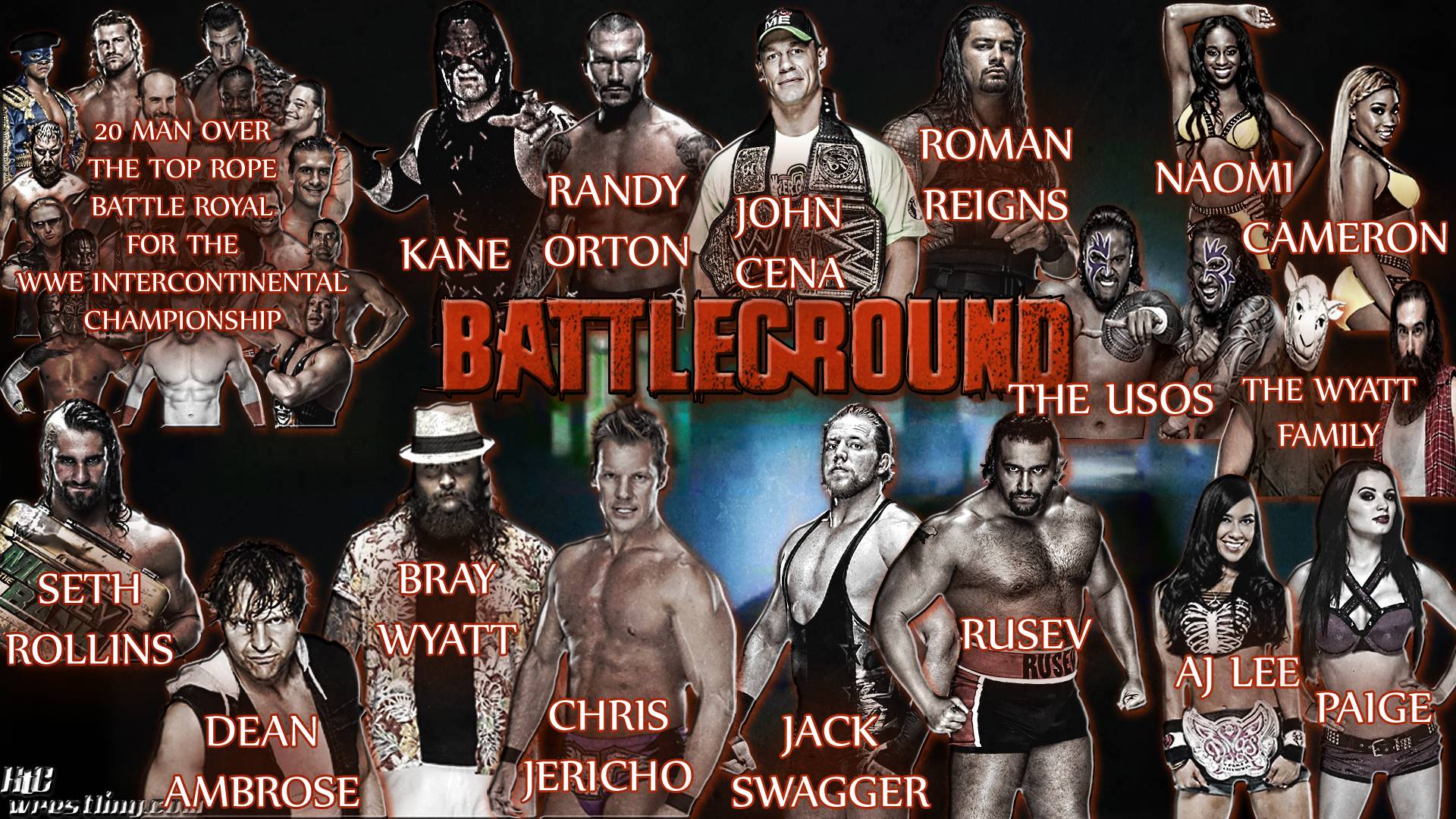 My Thoughts: WWE Battleground 7.20.14 John Cena, Roman Reigns