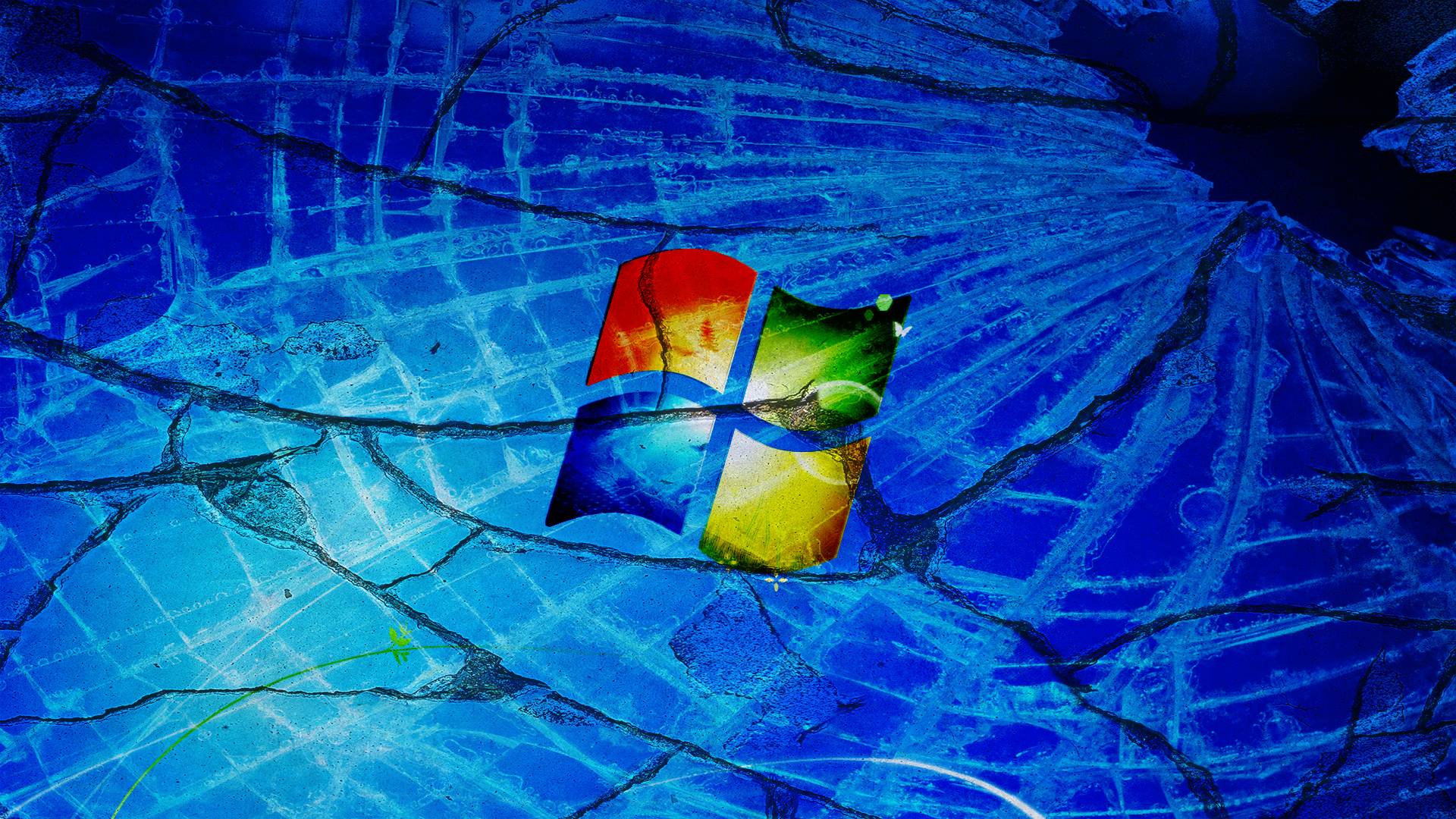 Windows 7 Wallpaper Broken Screen Photo 8290 HD Picture. Best