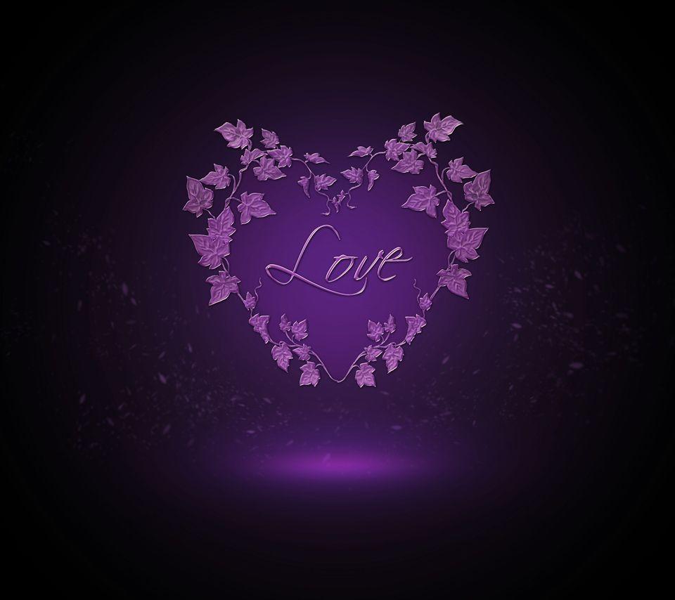 Purple Love Wallpaper 1