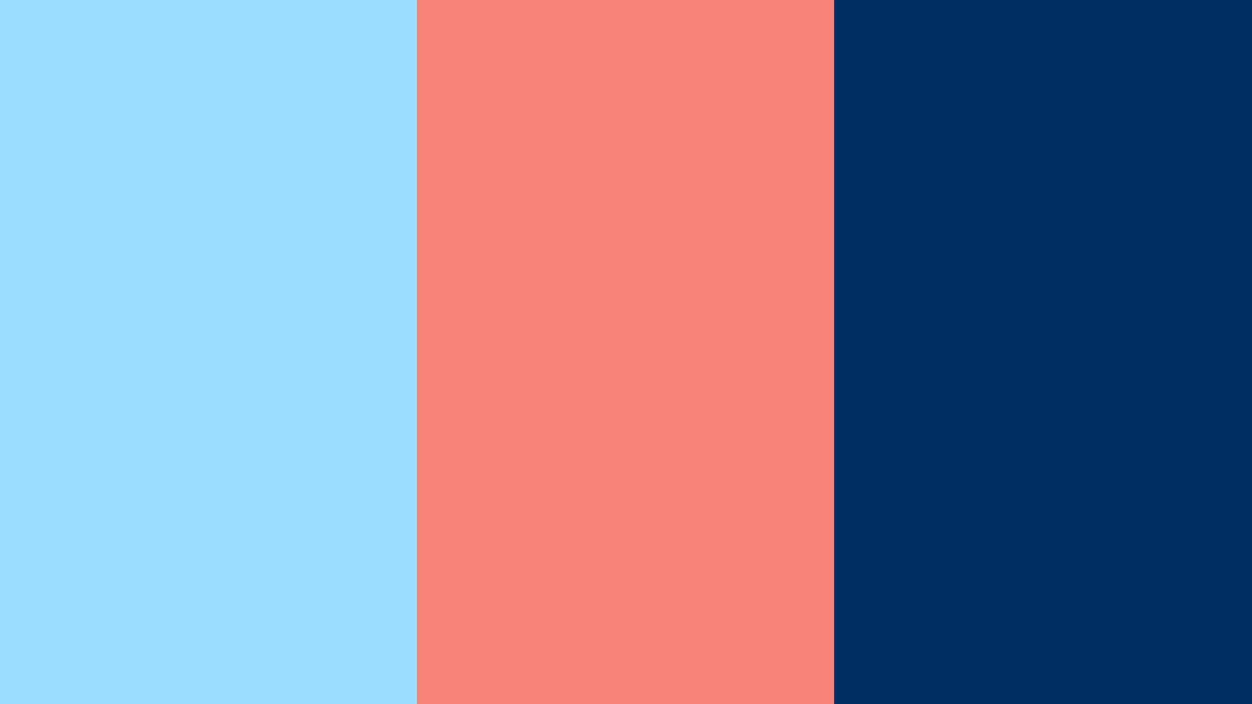 Columbia Blue, Congo Pink and Cool Black Three Color