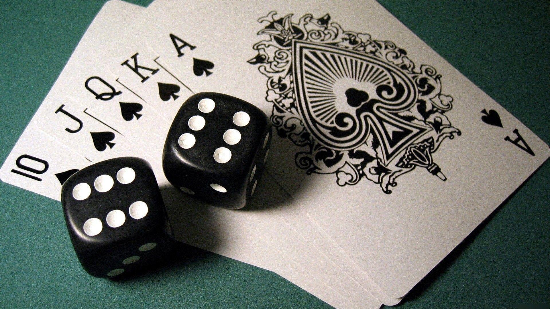 Love Playing Cards And Dice Wallpaper HD Wallpaper. High