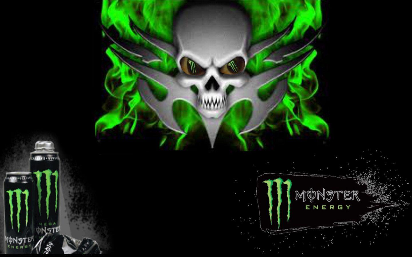 Skull Monster Energy Wallpaper