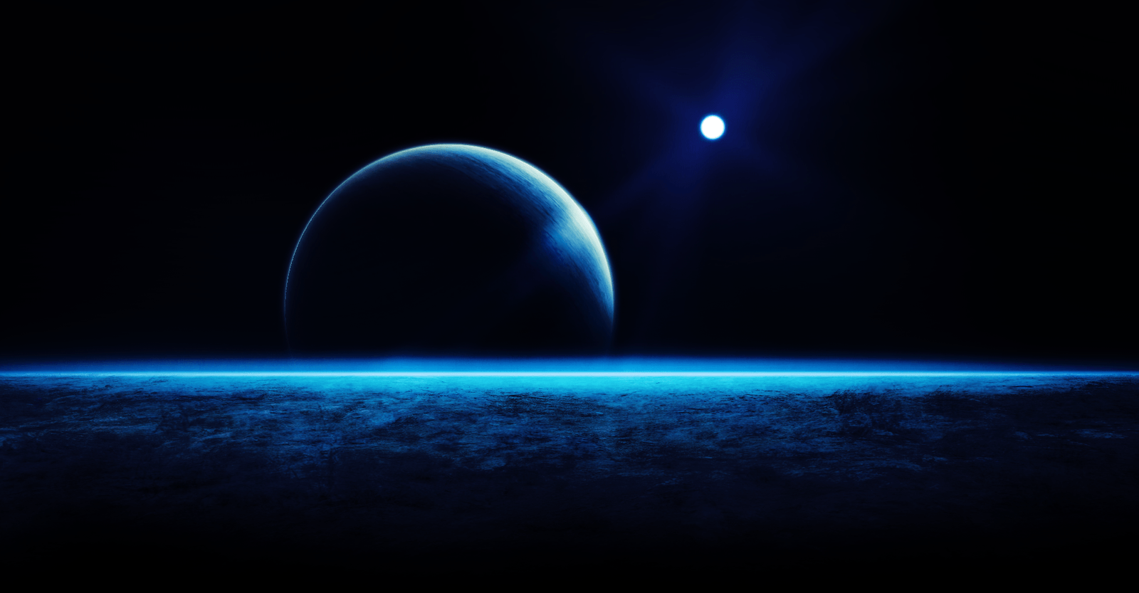 Deep Blue Space by waltervermeij