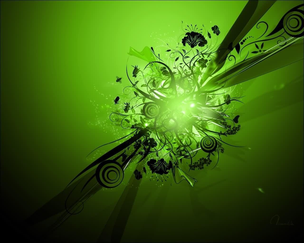 Wallpaper For > Bright Green Background