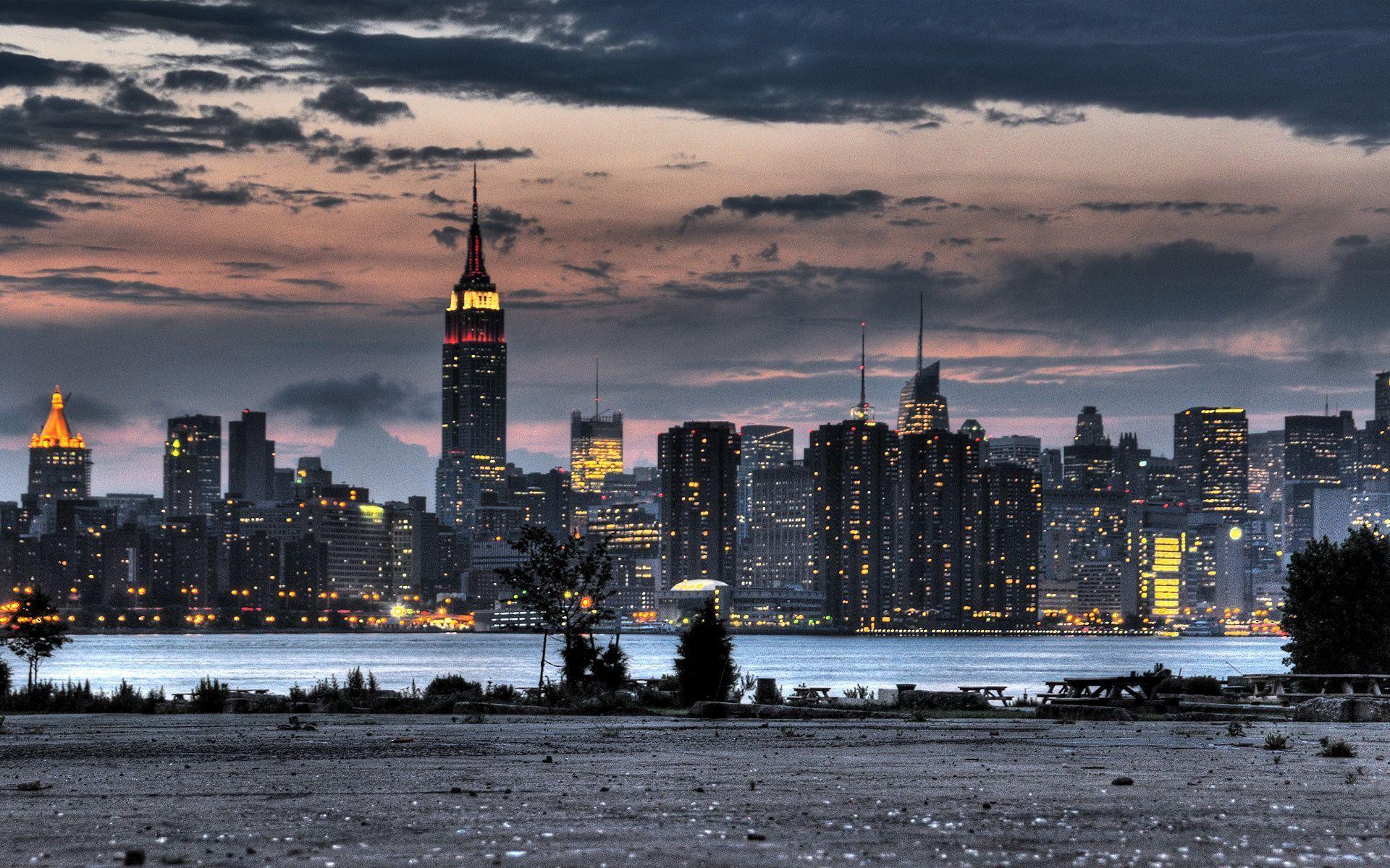 New york city skyline wallpaper, Nissan skyline