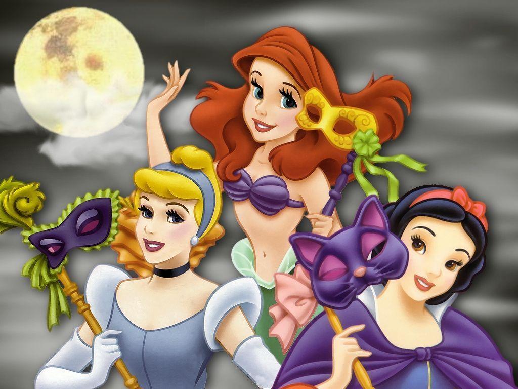 Wallpaper For > Disney Princess Halloween Wallpaper