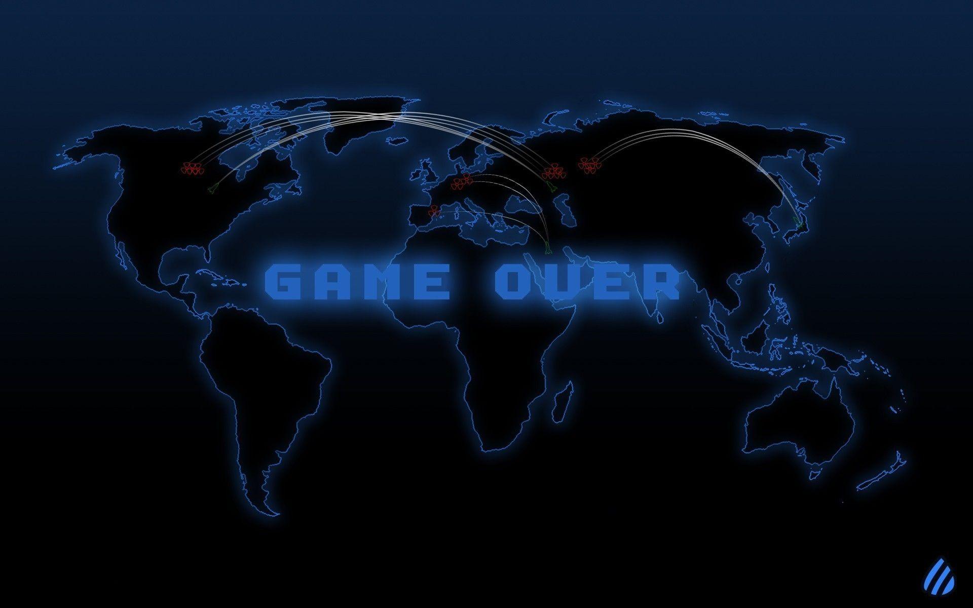 Game Over (Wallpaper 1920 x 1200). Press Start To Play
