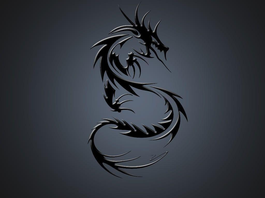 Image For > Simple Dragon Symbol