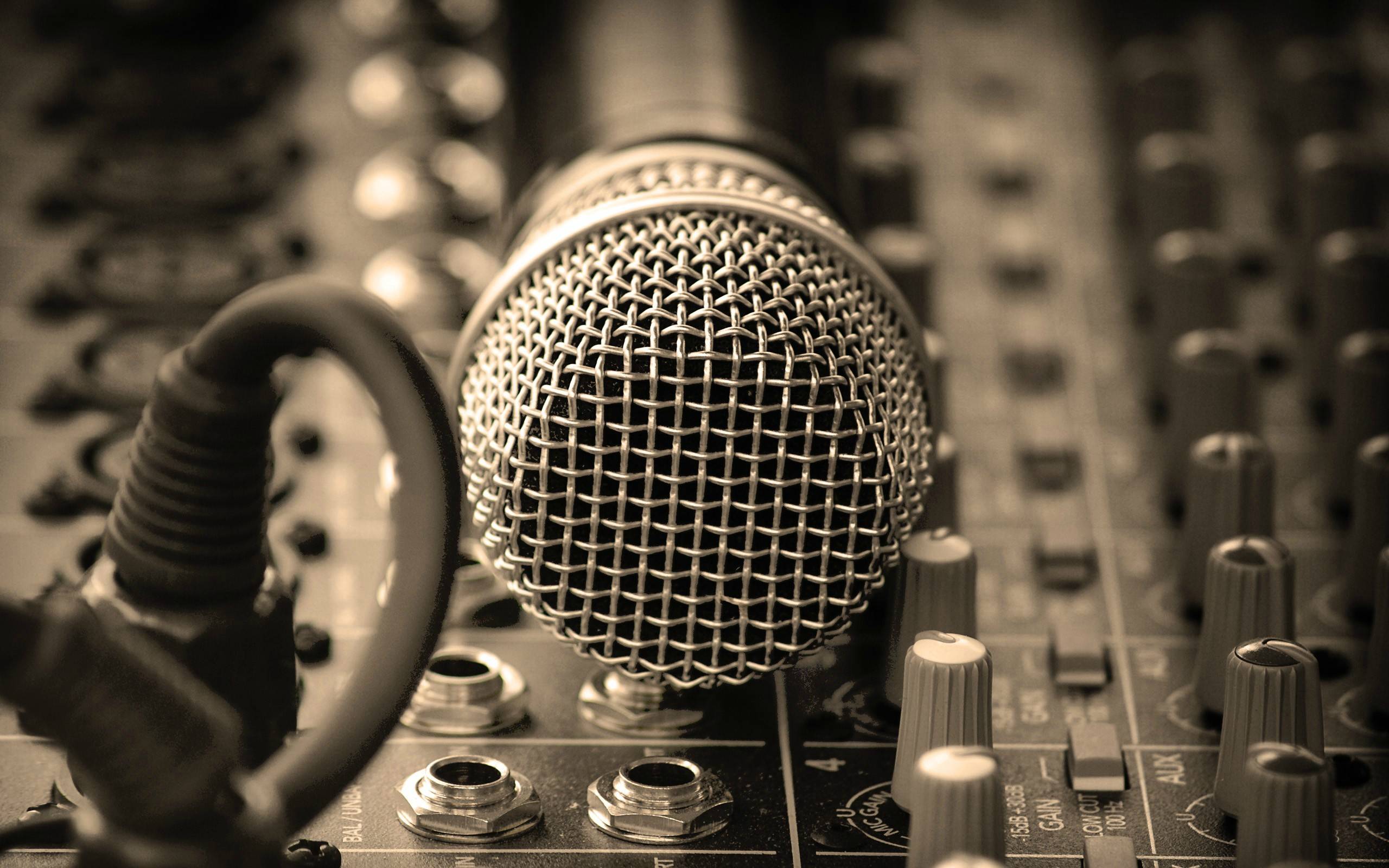 microphone wallpaper