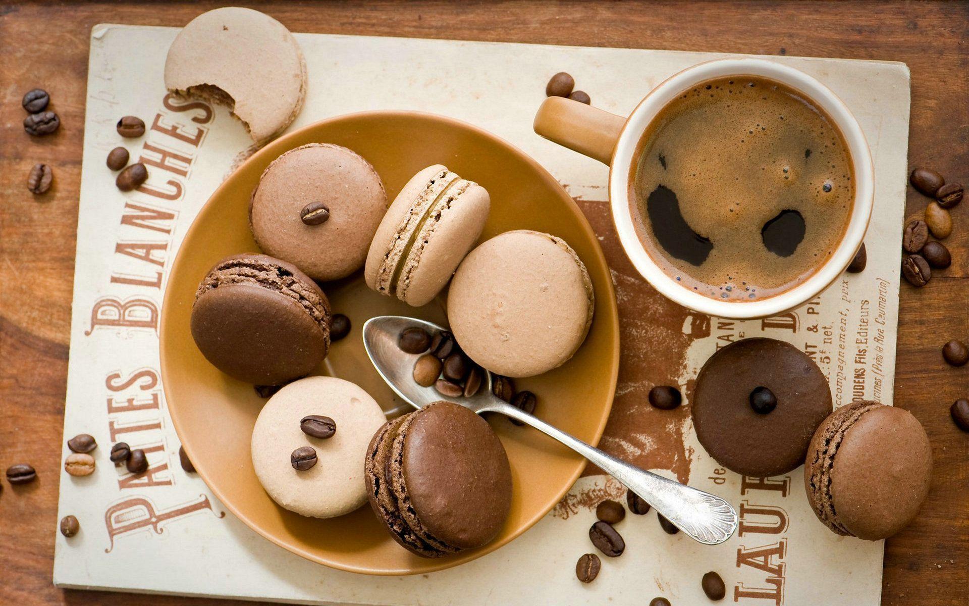 Chocolate Macaron HD Wallpaper 1920x1200PX Wallpaper Macaron