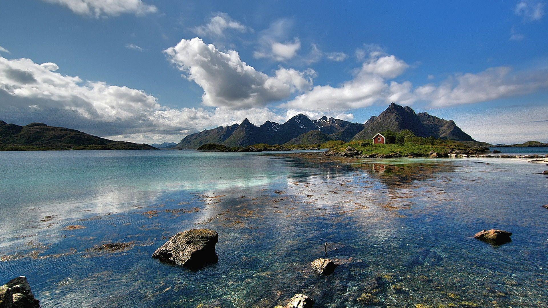 Beautiful Norway Lake HD Wallpaper. True HD Picture