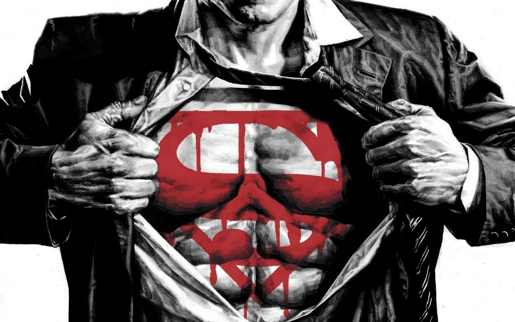 Dc Comics Superman Grayscale Fresh New HD Wallpaper
