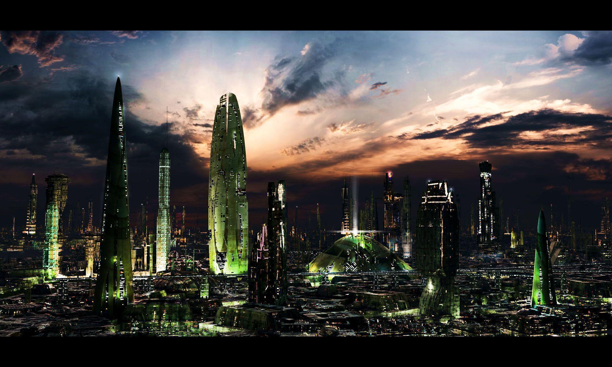 Futuristic City by JJasso