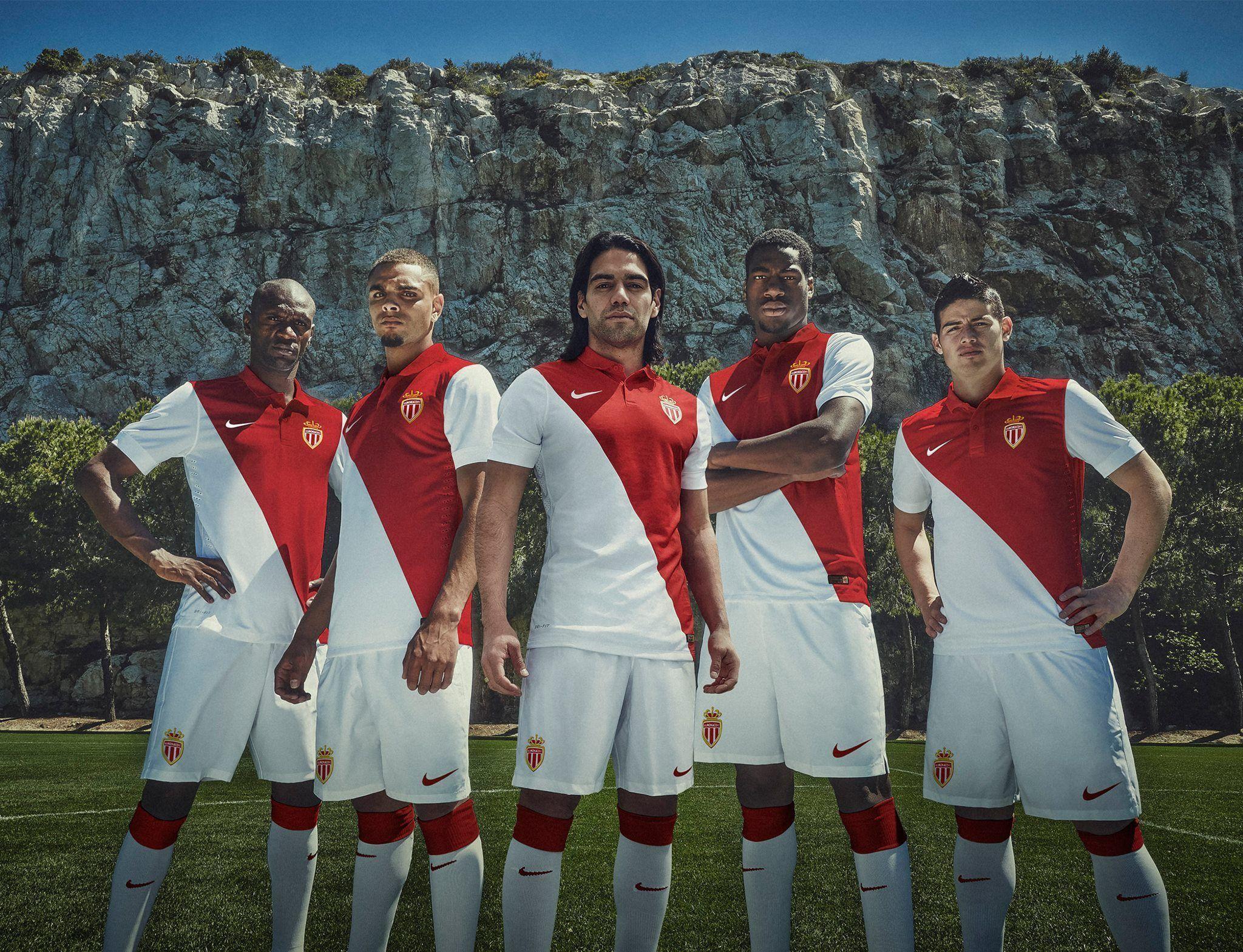 AS Monaco 2014 2015 Nike Home Kit Jersey Wallpaper Wide Or HD