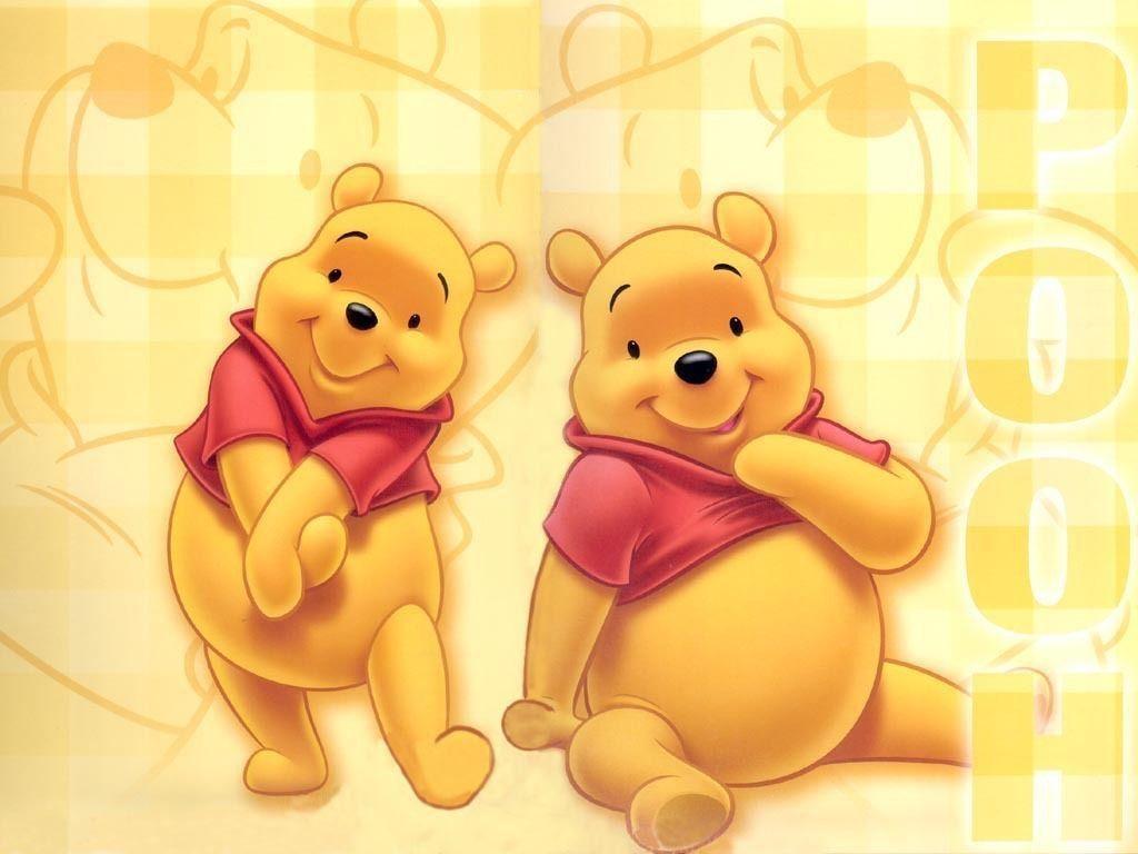 Pooh Bear With Honey Wallpaper