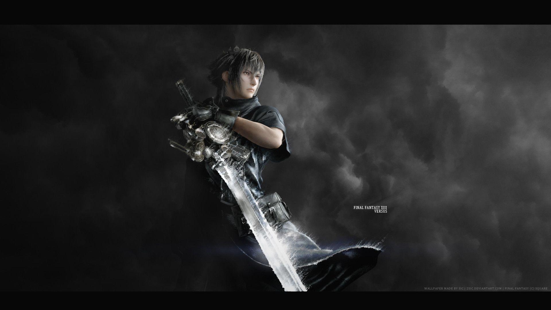hero of the game against the clouds Final Fantasy xv wallpaper