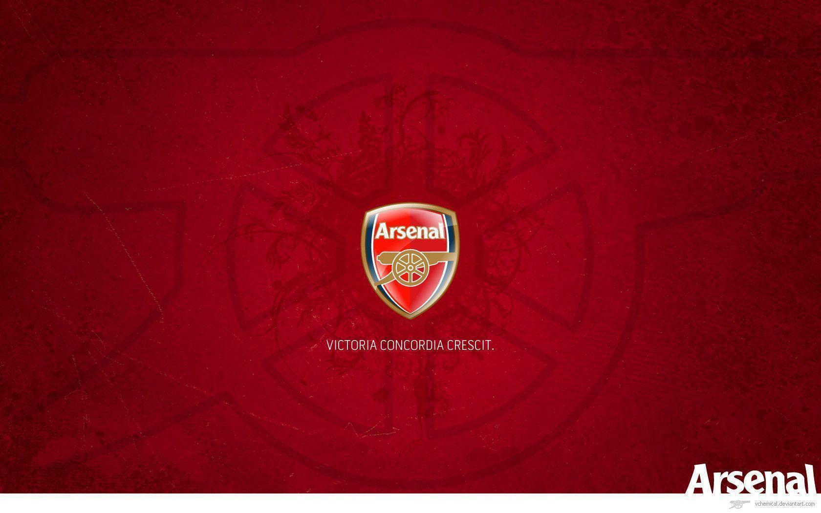 FC Arsenal Wallpaper Red