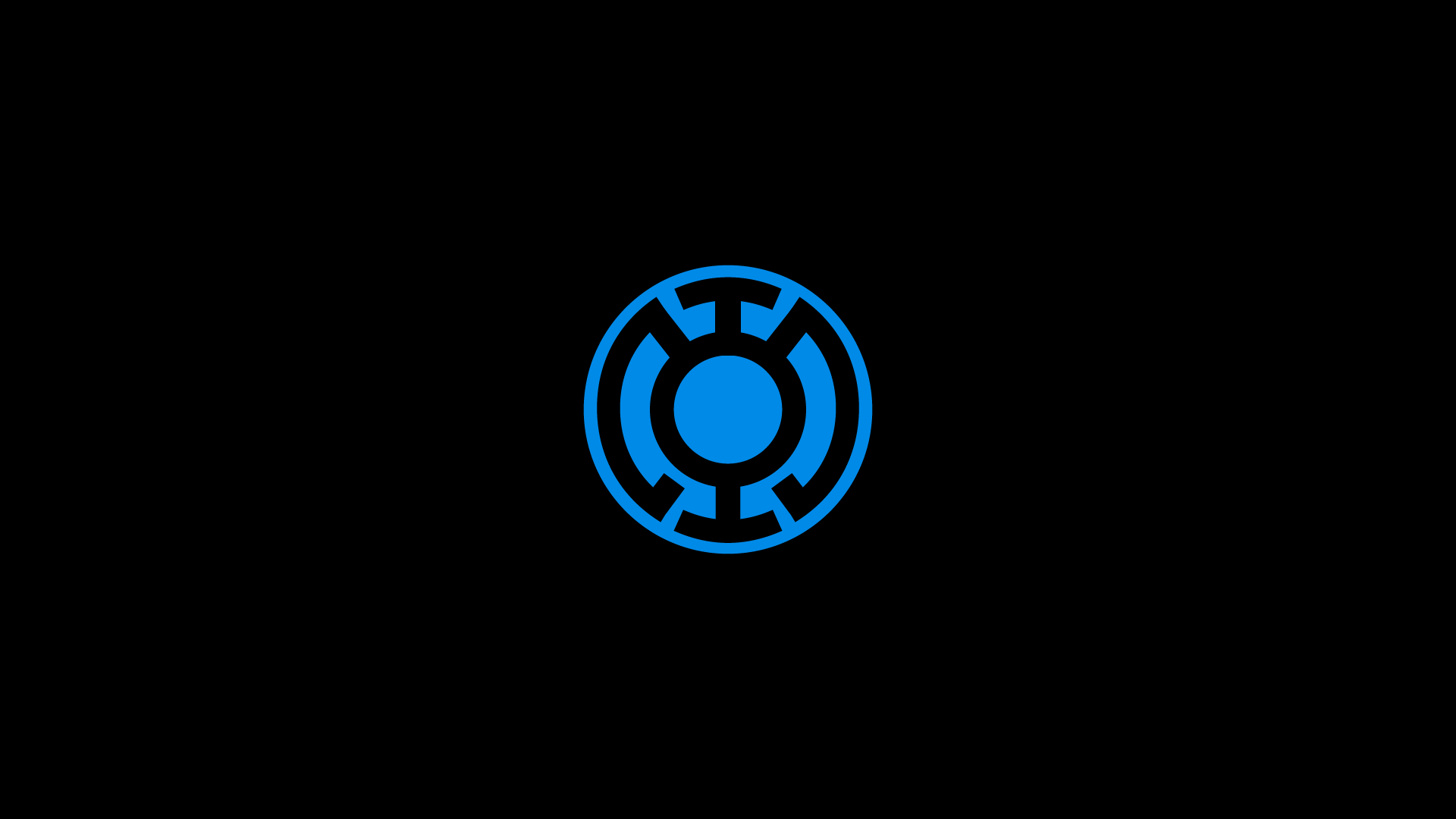 Wallpaper For > Blue Lantern Logo Wallpaper