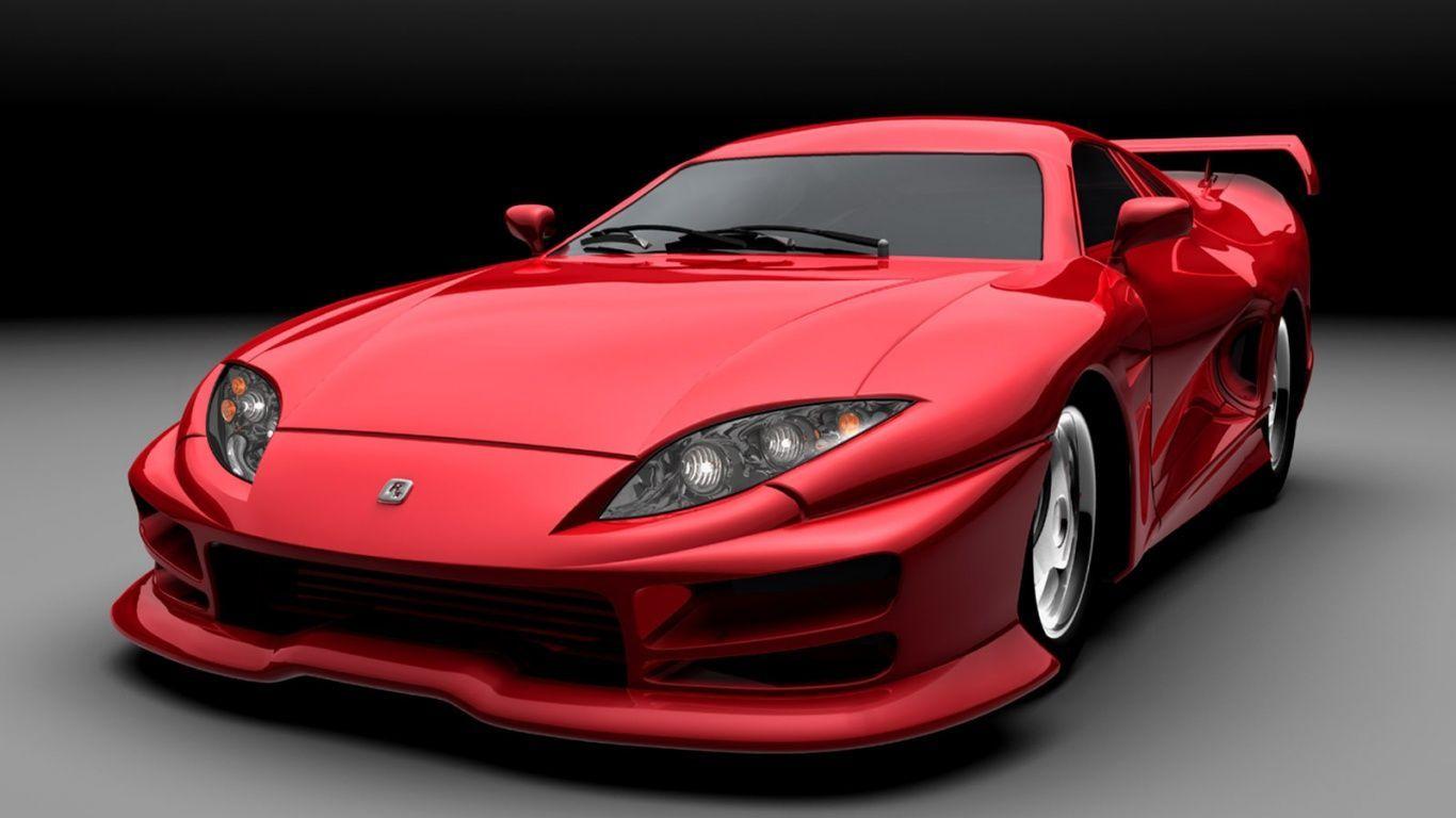 Red Sports Car Angle Desktop Pc And Mac Wallpaper