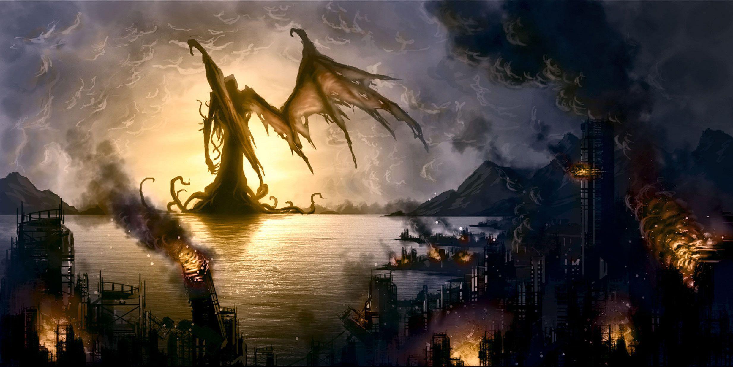 Premium AI Image  The call of cthulhu wallpapers hd wallpaper   backgrounds