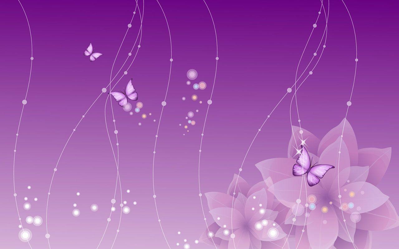 Download Flowers Pink Vector Free Butterfly Wallpaper 1280x800