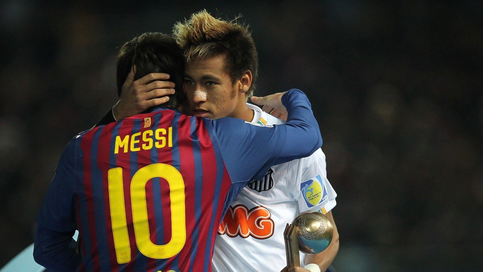 Lionel Messi And Neymar Barcelona Wallpaper