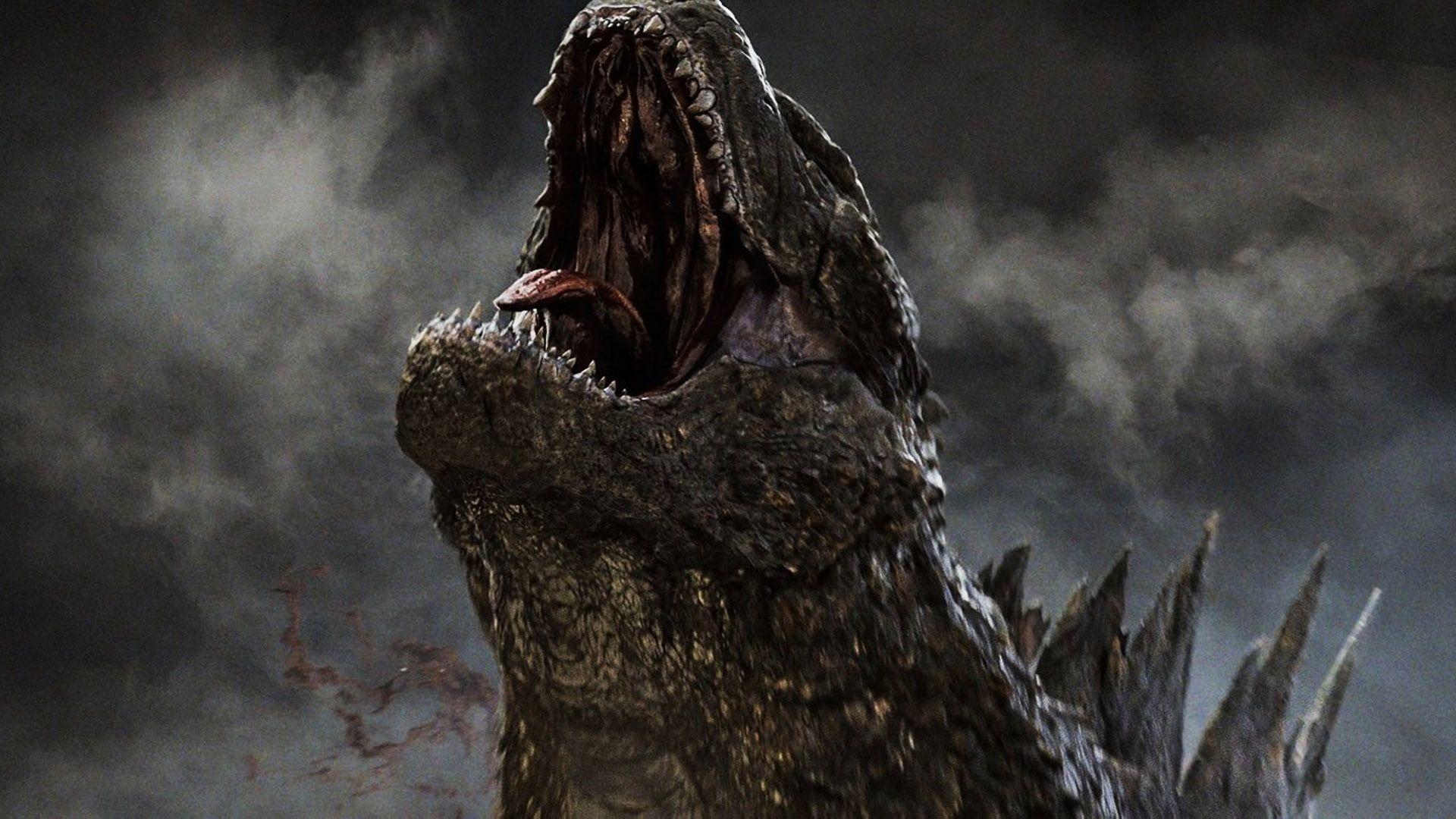 Godzilla Roaring 2014 Movie Wallpaper Wide or HD