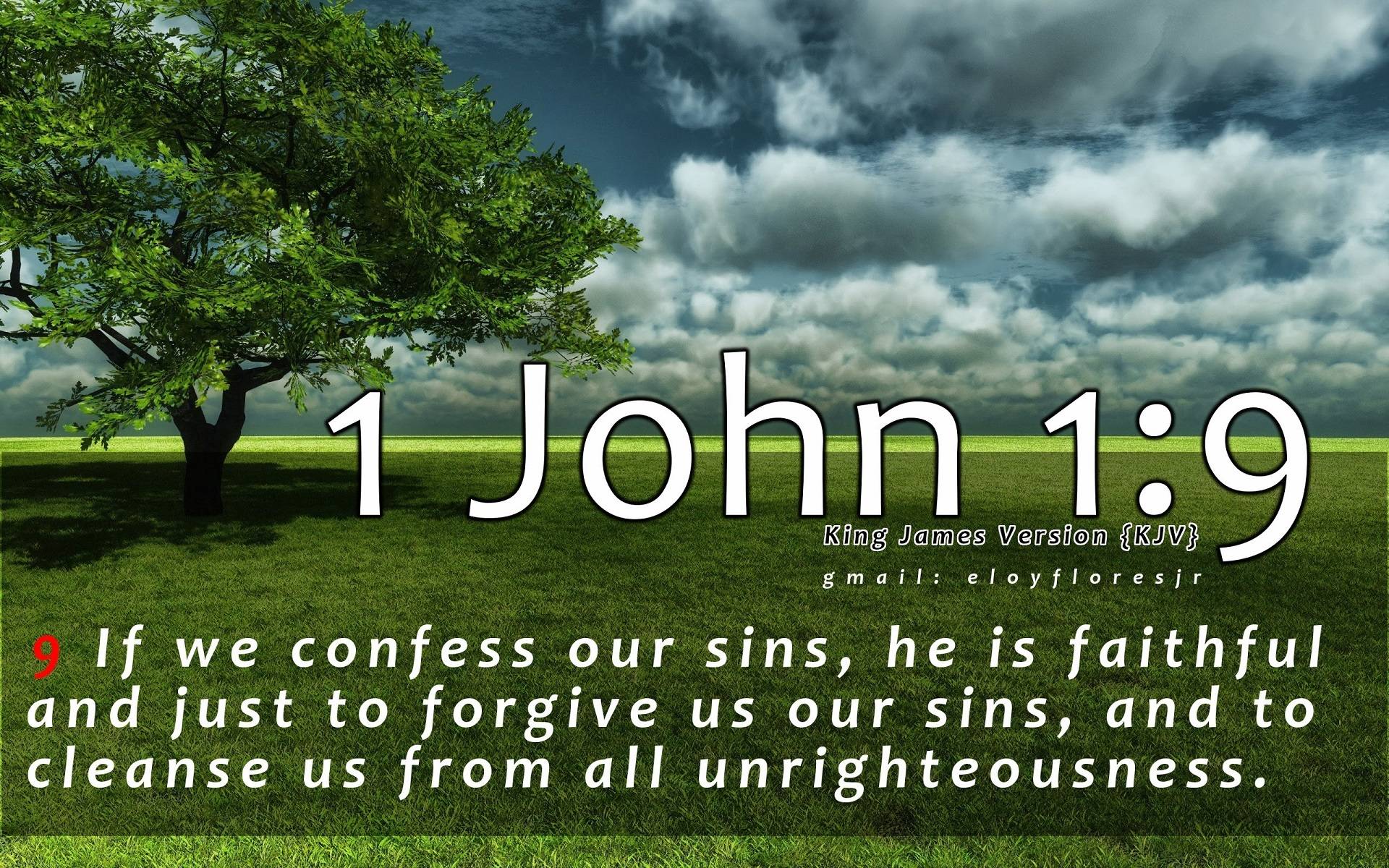 Christian Wallpapers with Bible Verses 1 John 9