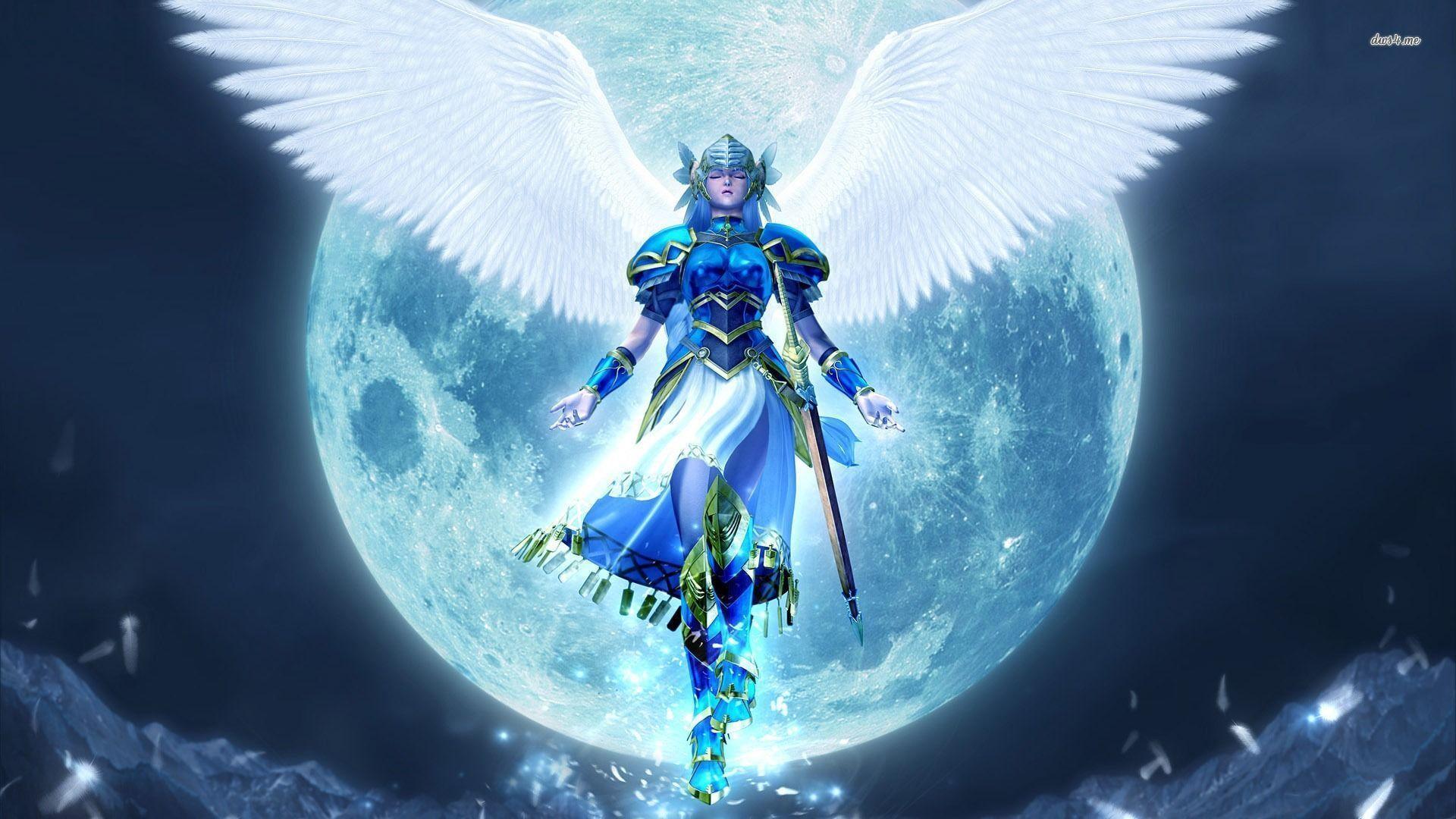 anime warrior angel wallpaper