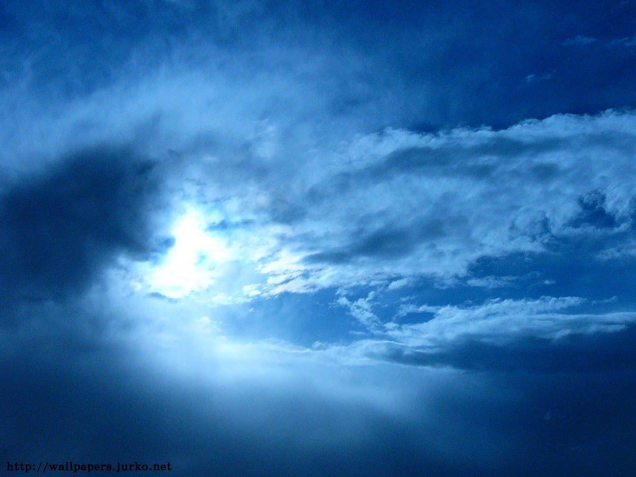 Desktop Wallpaper For Free, Blue Sun Windows Xp Desktop Background