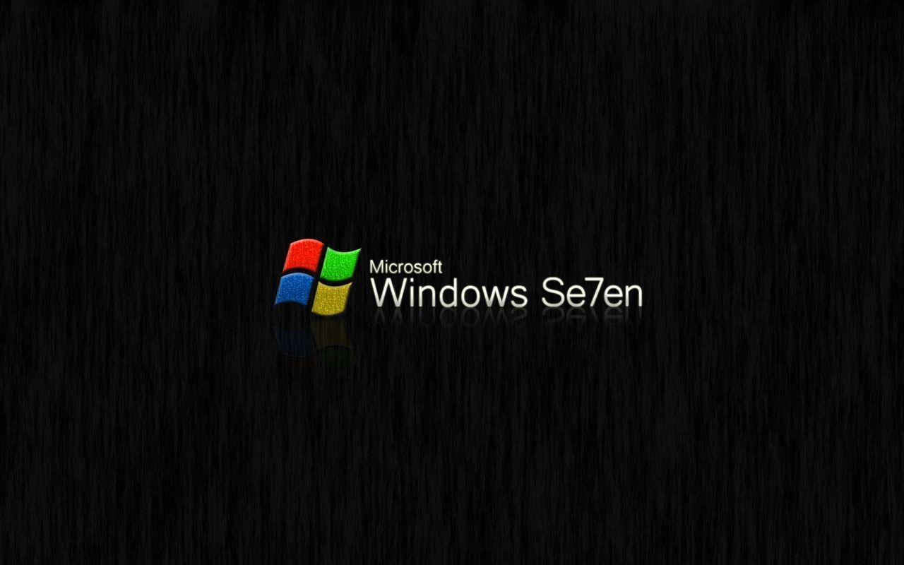 Windows 7 Wallpaper Black HD 1280x800 Wallpaper. lookwallpaper