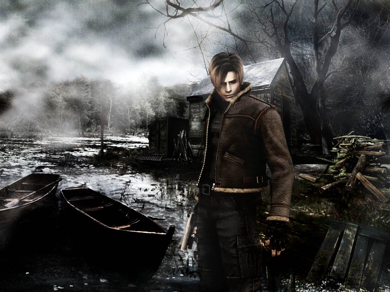 Resident Evil 4 Leon Wallpapers Wallpaper Cave