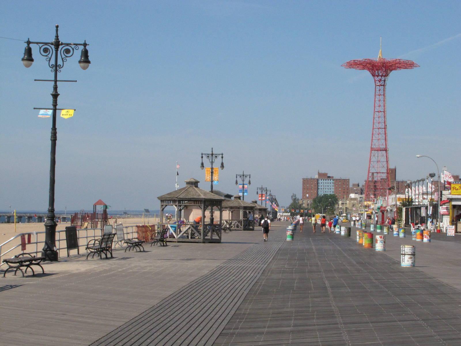 Coney Island Boardwalk. Walking Around Blog