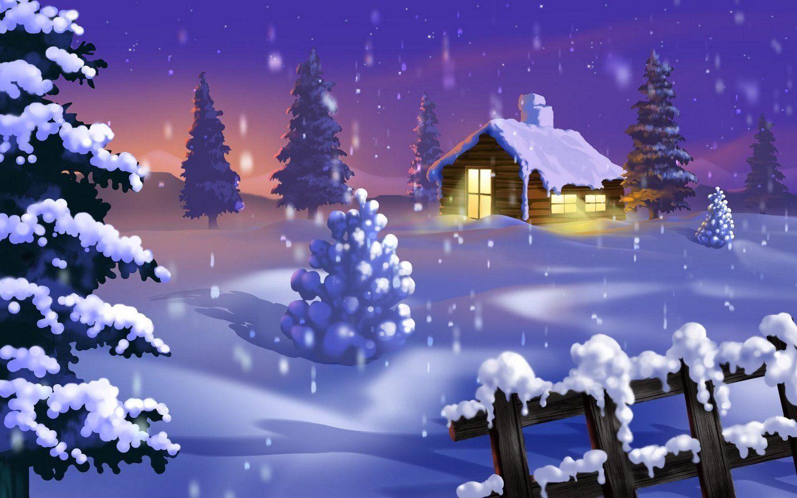 Beautiful Winter Picture. Sky HD Wallpaper