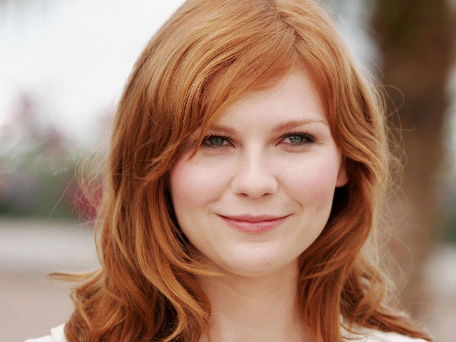 Kirsten Dunst Face Redhead Wallpaper