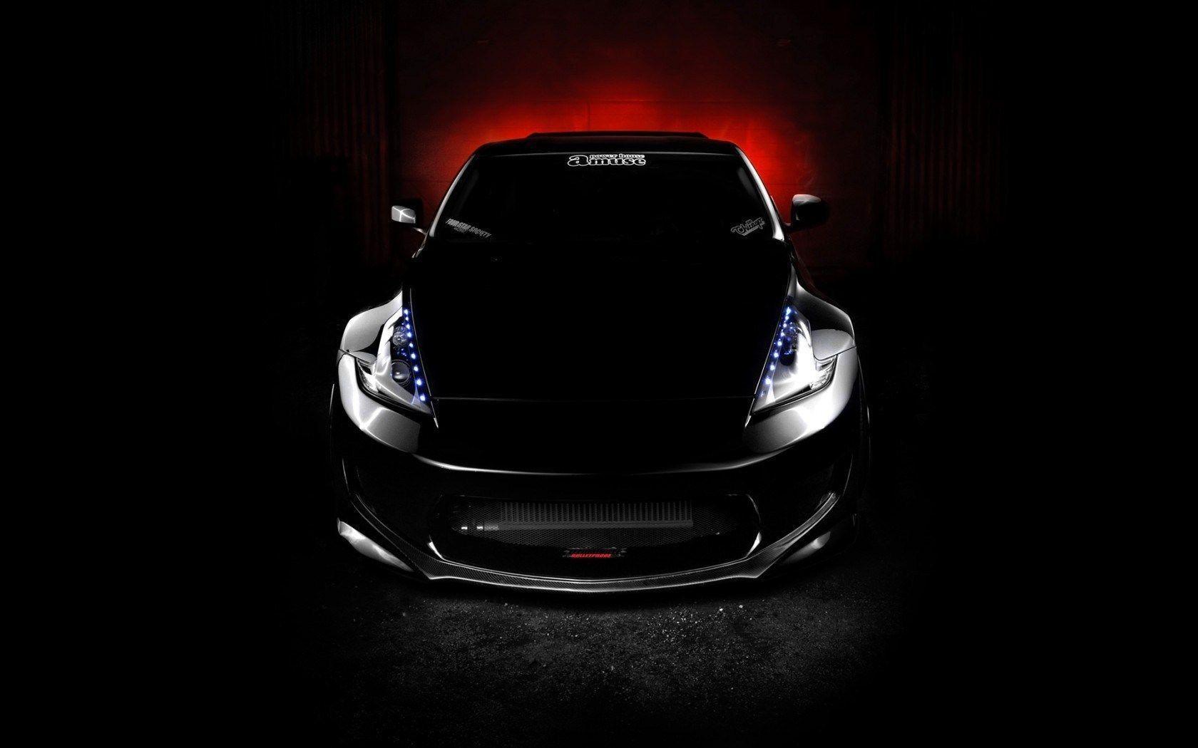 Black Nissan 370z Tuning Projection Taillights HD Wallpaper