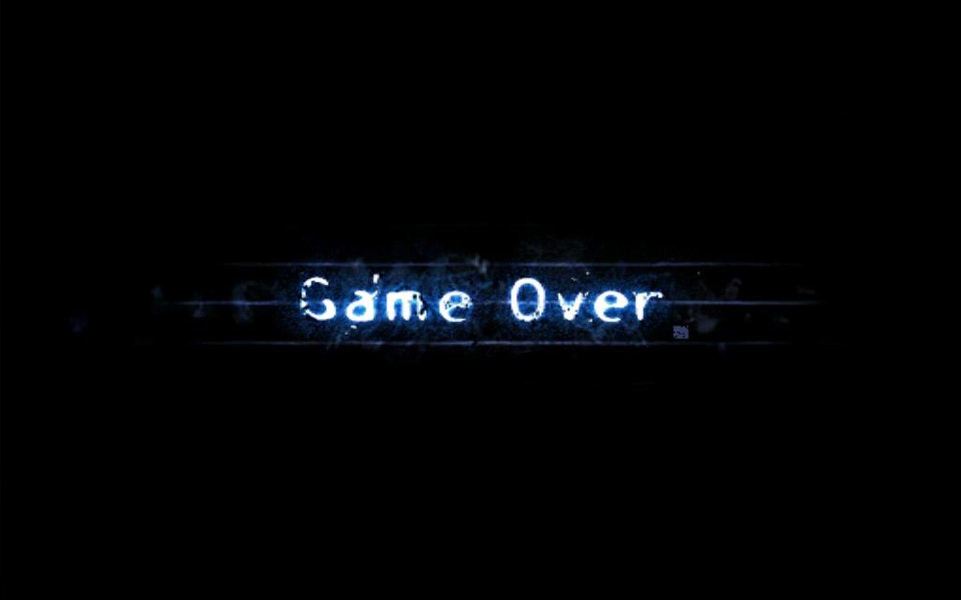 Game over. Wallpaper Free Desktop