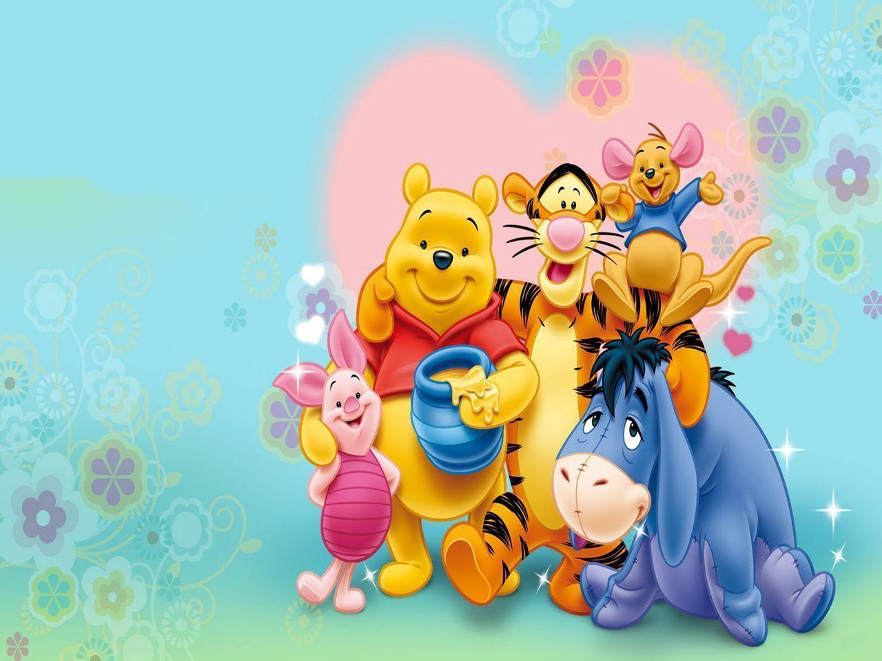 Wallpaper Desktop Winnie The Pooh Valentine S Day 1024 X 768 188