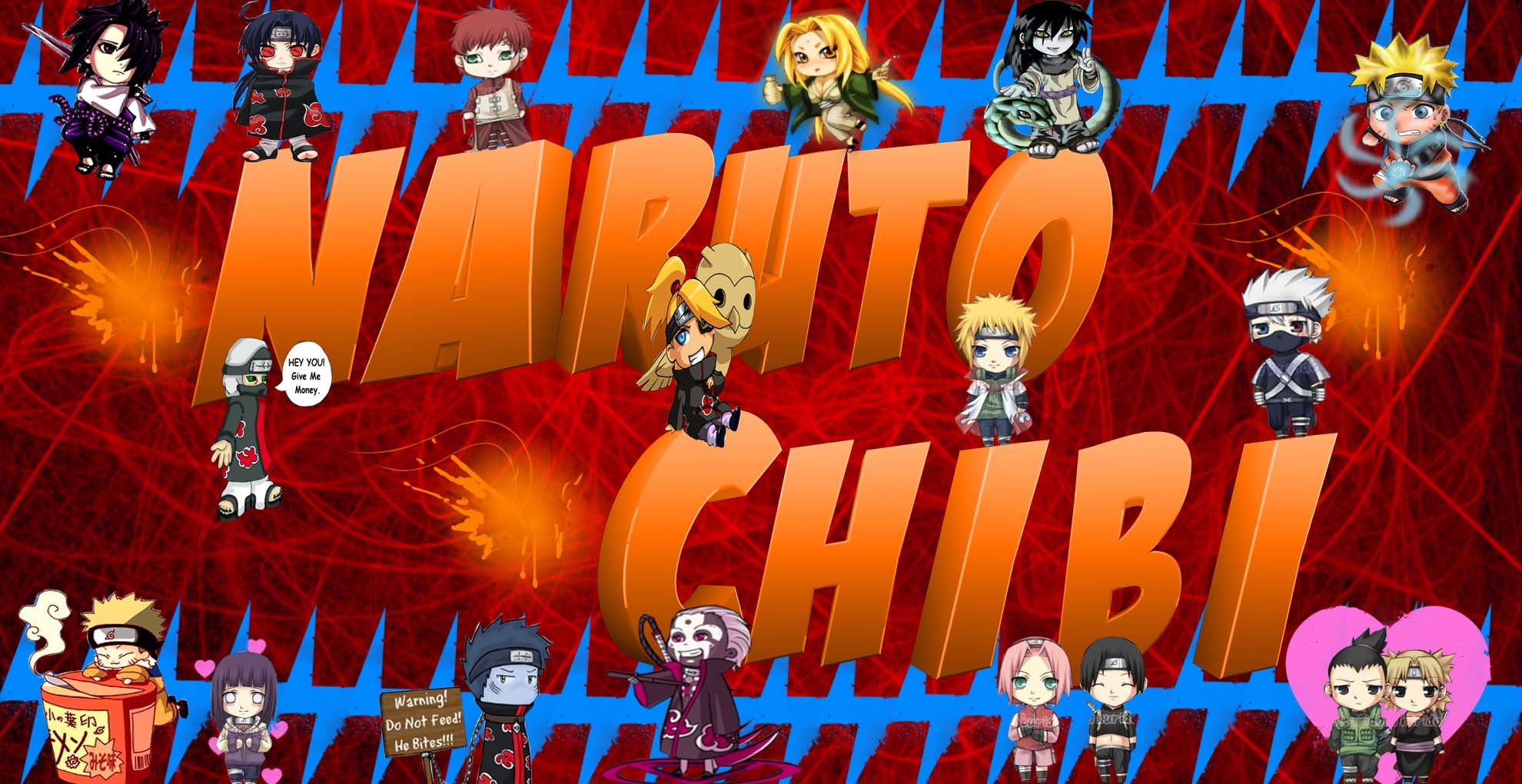 Naruto Wallpaper Chibi 2 Naruto Cartoon HD Free Wallpaper