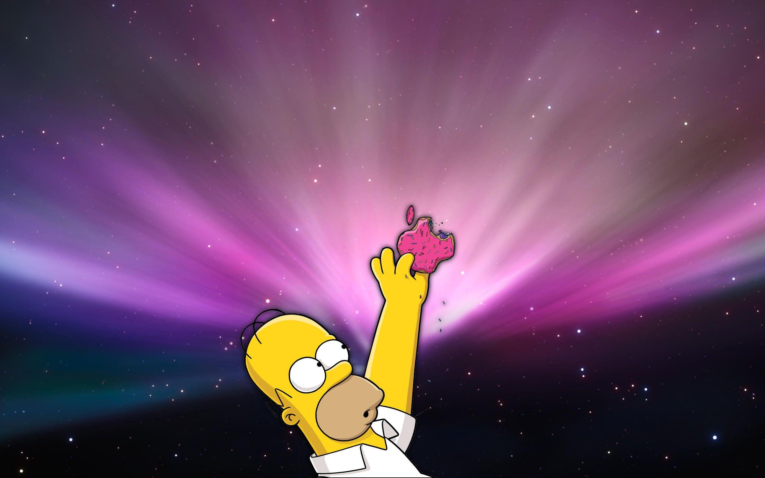 Homer Simpson Apple Wallpaper 1298 HD Wallpaper. wallpaperpretty