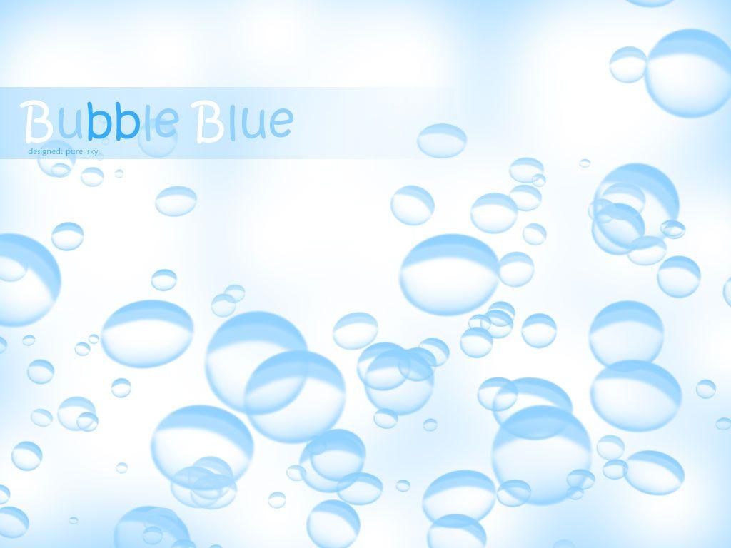 Bubble Blue Wallpaper