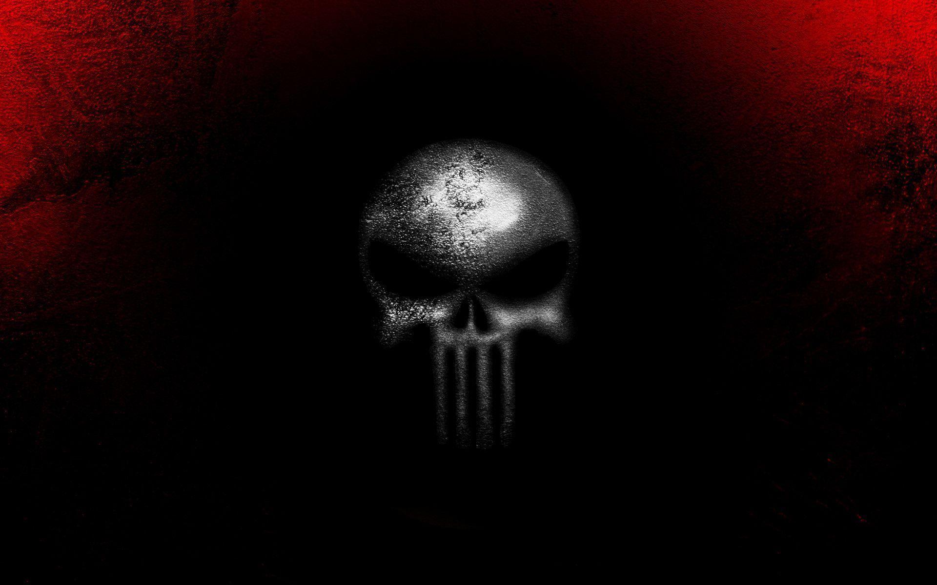 Spawn Wallpaper 4K, Skull, Punisher, Black background