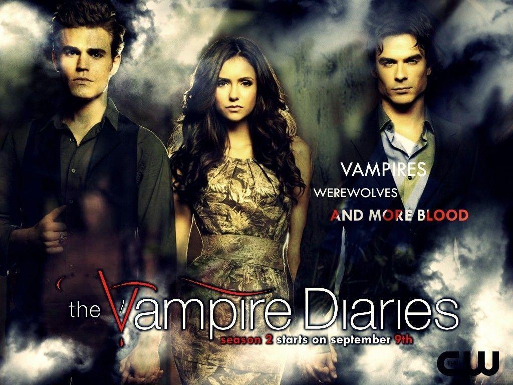 Wallpaper For > Vampire Diaries Cast Wallpaper Season 5