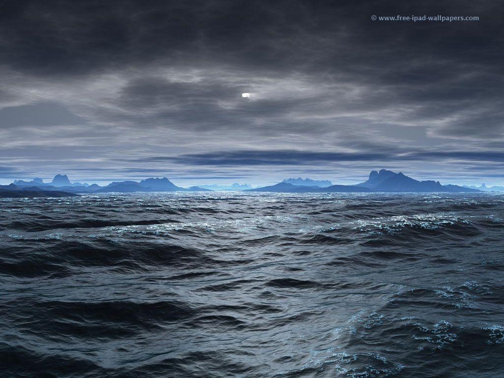 Stormy Ocean Screen Wallpaper