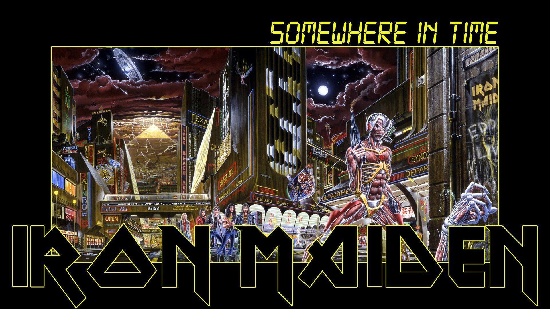Iron Maiden Somewhere In Time wallpaper