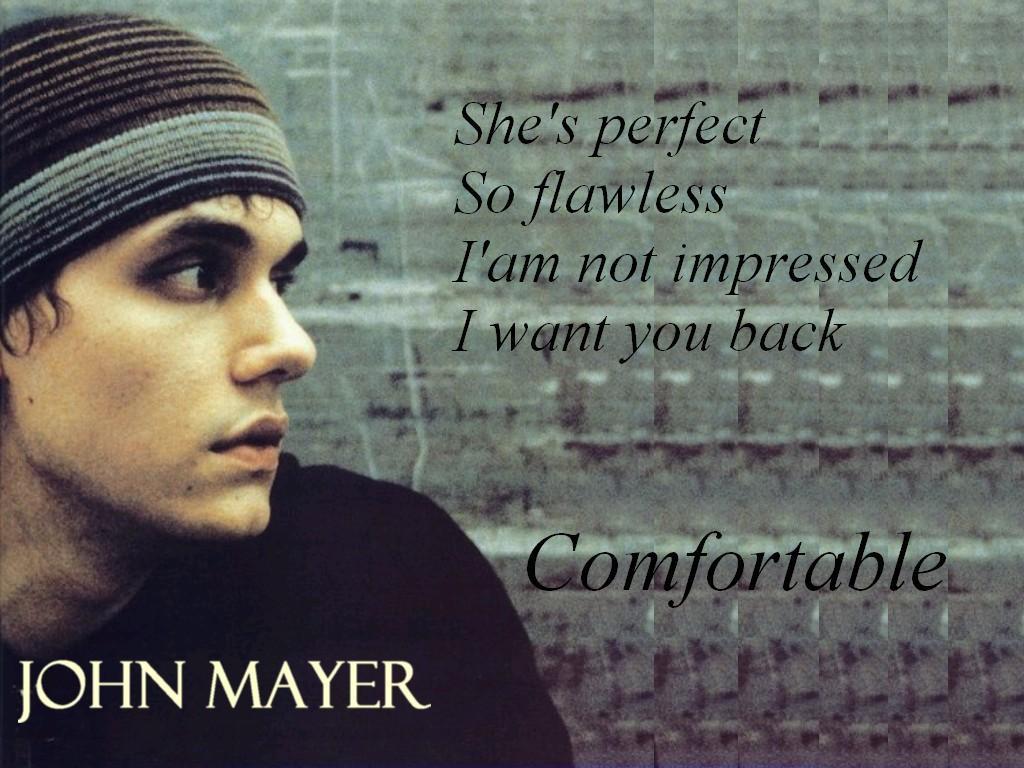 John Mayer Comfortable Mayer Wallpaper