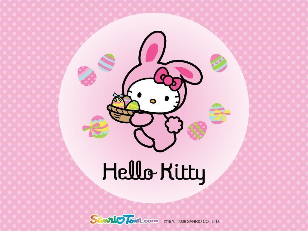 Pix For > Hello Kitty Spring Wallpaper
