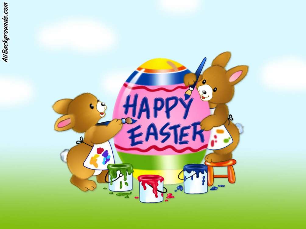 Happy Easter Background & Myspace Background